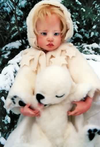 Sternchen with Bear Luna